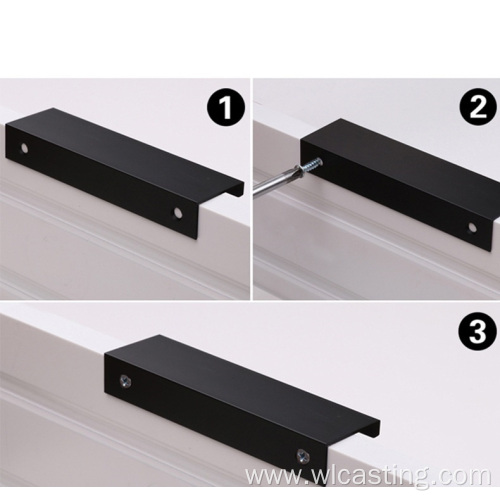 Furniture hardware kitchen aluminum profiles